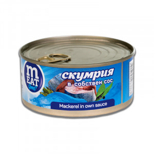 СКУМРИЯ В СОБСТВЕН СОС 160ГР МАРАЙДА
