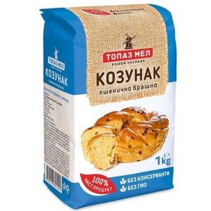 БРАШНО КОЗУНАК 1КГ ТОПАЗ МЕЛ