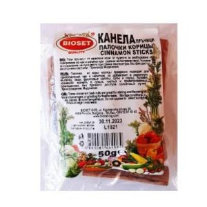 КАНЕЛА ПРЪЧИЦИ 50ГР БИОСЕТ