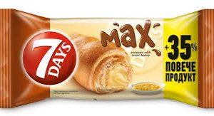 КРОАСАН 7DAYS МАКС С КРЕМ БРЮЛЕ 80ГР С ГРАТИС
