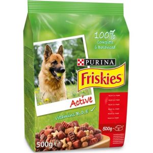 FRISKIES ACTIV ТЕЛЕШКО ЗА  КУЧЕ 500ГР