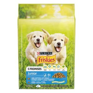 FRISKIES JUNIOR ПИЛЕ ЗЕЛЕНЧ.КУЧЕ 500ГР