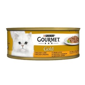 GOURMET GOLD ЗА КОТКА ЗАЕШКО И ДРОБ 85ГР
