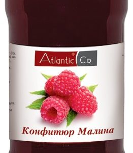 КОНФИТЮР МАЛИНА 330ГР АТЛАНТИК-КО